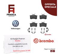 Pastillas Freno Trasero Brembo Volkswagen VW Jetta IV 2.0 TDI 1.4 TSI 1.6 1.2