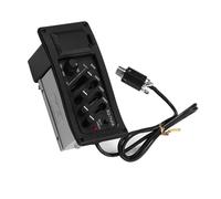 Pastillas Guitarra Acústica Preamplificador de guitarra acústica piezoeléctrico con pastilla fuente de alimentación alcalina de 9 V ecualizador electroacústico de 4 bandas