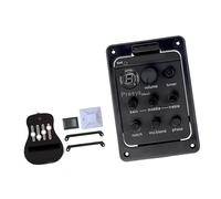 Pastillas Guitarra Acústica Preamplificador de guitarra con sintonizador ecualizador captador de sonido piezoeléctrico y accesorios.
