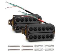 Pastillas Humbucker de doble bobina de metal ajustables for guitarra eléctrica(Black One Set)