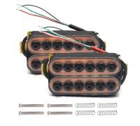 Pastillas Humbucker de doble bobina de metal ajustables for guitarra eléctrica(Tansparent One Set)