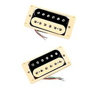 Pastillas Humbuckers para guitarra eléctrica, puente de guitarra de doble bobina y juego de pastillas para el cuello para piezas de repuesto de guitarra Piezas de Guitarra Eléctrica