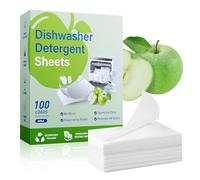 Pastillas Lavavajillas, Pastillas Potente Desincrustante, Potente Acción contra la Grasa y los Restos de Comida, con Fresco Aroma a Limón