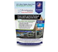 Pastillas limpiadoras de campo de drenaje de Dr Pooper. Limpia tanques sépticos y campos de drenaje de obstrucciones difíciles, escoria, lodo y elimina olores RÁPIDO - Sistemas aeróbicos y anaeróbicos