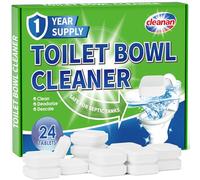 Pastillas limpiadoras de inodoros, deja el cuenco sanitario, refresca, desodoriza, descalcifica y repele las manchas difíciles, ayuda a prevenir la acumulación de cal, seguro para tanques sépticos