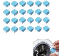 Pastillas Limpiadoras para Lavadora 24 Unidades, Limpiador Lavadora para Eliminar Olores, Residuos y Depósitos, Pastillas Limpieza Lavadora para Tambor y Conductos, Mantenimiento Lavadora