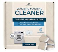 Pastillas limpiadoras para lavadora, descalcificadora de limpieza profunda, solución de limpieza de tinas de lavandería, olor fresco, elimina la acumulación y la suciedad, para lavadoras de carga