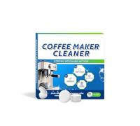 Pastillas limpiadoras y descalcificadoras universales para cafeteras - 12 piezas, solución de descalcificación de acción rápida, máquinas de goteo y espresso, limpieza profunda, elimina la cal y los