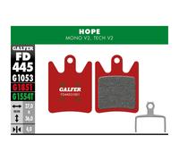 Pastillas Mezcla Roja Advanced Para Hope Mono V2 - Tech V2 FD445G1851 GALFER BI