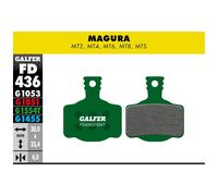 Pastillas Mezcla Verde Pro Para Magura MT2 - MT4 - MT6 - MT8 FD436G1554T GALFER