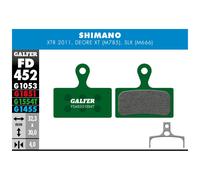 Pastillas Mezcla Verde Pro Shimano XTR M9000, Deore XT (M785) Y SLX (M666) FD4