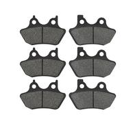 pastillas motocicleta Pastillas de freno delanteras y traseras para motocicleta, 1/2/3 pares, para Dyna Super Wild Glide FXDX FXDWG Rider FXDXT FXDS Sportster XL1200S Moto freno reemplazo (3Pairs)