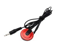 Pastillas Para Guitarra Acústica 10 Piezas De Pinza Para Guitarra Con Estuche Rojo Contacto Piezoeléctrico Micrófono Con Salida Output Mono De 3,5 Mm
