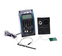 Pastillas Para Guitarra Acústica LC-5 5 Bandas Para Guitarra Acústica Preamplificador Ecualizador Sintonizador LCD Pastilla Piezoeléctrica Accesorios Profesionales Para Guitarra