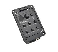 Pastillas Para Guitarra Acústica Lote De 4 Pastillas Para Guitarra Acústica De 4 Bandas 301 Con Sintonizador Preamplificador Ecualizador Placa De Ritmo Con Piezoeléctrico Suave(E)