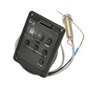 Pastillas Para Guitarra Acústica Lote De 5 Pastillas Para Guitarra Acústica De 4 Bandas 301 Con Sintonizador Preamplificador Ecualizador Placa De Ritmo Con Piezoeléctrico Suave(A)