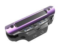 Pastillas Para Guitarra Acústica Pastilla De Guitarra Preamplificador Pastilla De Boca Con Control De Volumen Y Tono Accesorios Para Guitarra Acústica(Purple)
