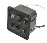 Pastillas Para Guitarra Acústica Pastilla Para Guitarra Acústica De 4 Bandas 301 Con Afinador Preamplificador Ecualizador Mezclador De Micrófono Tablero De Ritmo(Isys)