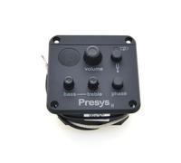 Pastillas Para Guitarra Acústica Pastilla Para Guitarra Acústica De 4 Bandas Con Afinador Preamplificador Ecualizador Pedal De Mezcla De Micrófono Y Pedal Piezoeléctrico Suave(F)