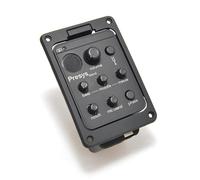 Pastillas Para Guitarra Acústica Pastilla Para Guitarra Acústica De 4 Bandas Con Afinador Preamplificador Ecualizador Sintonizador Pedal De Ritmo Con Piezoeléctrico Suave 201 ISYS VT1(E)