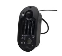 Pastillas Para Guitarra Acústica Preamplificador De Guitarra Acústica Con Ecualizador Ovalado De 4 Bandas Y Sintonizador De Procesamiento Digital Redondo Ecualizador De 98 X 44,5 Mm Y Pastilla De Guit