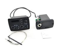 Pastillas Para Guitarra Acústica Preamplificador De Guitarra Acústica De 4 Bandas Afinador De Procesamiento Digital Ecualizador De 4 Bandas Pastilla Piezoeléctrica Accesorios Para Guitarra Acústica