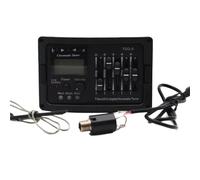 Pastillas Para Guitarra Acústica Preamplificador De Guitarra Acústica De 5 Bandas Ecualizador Amplificador De Guitarra Acústica Afinador De Mezcla Cromática Digital Pastilla Piezoeléctrica(B)