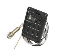 Pastillas Para Guitarra Acústica Preamplificador De Pastilla De Guitarra Acústica Profesional De 4 Bandas Ecualizador Sintonizador Micrófono Piezoeléctrico Adecuado Para Pastillas De Guitarra Acústica
