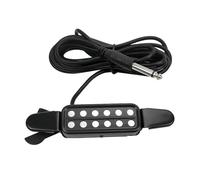 Pastillas Para Guitarra Acústica Transductor De Pastilla De Guitarra Acústica Clásica Amplificador De Pastilla De Guitarra Agujero De Sonido Instrumentos Musicales Para Guitarra(Silver)
