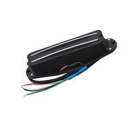 Pastillas para Guitarra Black Alnico 5 Magnet Dual Hot Rails Pickup Humbucker Neck Pickup con 4 Cables para Piezas De Guitarra Eléctrica