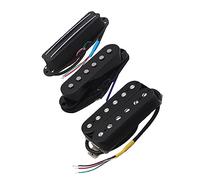 Pastillas para Guitarra Black Alnico 5 SSH Juego De Pastillas para Guitarra Eléctrica Hot Rails/Single Coil/Humbucker Pickups