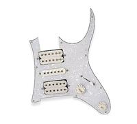 Pastillas para guitarra eléctrica con pastilla HSH cargada precableada para piezas de repuesto, accesorios para tocar guitarra, juego de pastillas precableadas, protector de púa de bobina única,