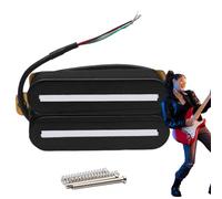 Pastillas para guitarra eléctrica, pastilla activa para ukelele Soundhole - Sonido ajustable que amplía los accesorios de música con sonido natural para ukelele y bajo