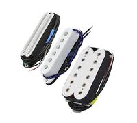 Pastillas para Guitarra Pastilla De Guitarra Blanca SSH Set Imán De Cerámica Dual Hot Rail/Single Coil/Humbucker Pickup