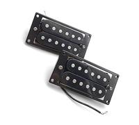 Pastillas para Guitarra Pastilla De Guitarra Humbucker, Guitarra Eléctrica De Doble Bobina, Imanes De Cerámica, Pastillas De 50/52mm Con Marco De Instalación (Color : Set)