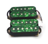 Pastillas para Guitarra Pastilla Humbucker De Guitarra Eléctrica Verde, Bobina Doble De Tornillo Ajustable Para Pastilla De División De Bobina De Guitarra Eléctrica De 6 Cuerdas (Color : 1 set)