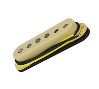 Pastillas para Guitarra Piezas De Guitarra Amarilla Alnico 5 Guitarra Single Coil Neck/Middle/Bridge Position Pickup (Color : Bridge)