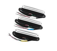Pastillas para Guitarra SSS Alnico 5 Magnet Hot Rails Humbucker Pickup Guitarra Eléctrica Cuello/Medio/Puente Pastillas Set Para Piezas De Guitarra