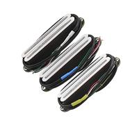Pastillas para Guitarra SSS Pickup Set Single Coil Size Guitar Humbucker Hot Dual Rails Ceramic Magnet Pickup Para For ST Guitarra Eléctrica (Color : 03)