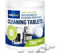 Pastillas para la limpieza de cafeteras automáticas - 260x tabletas limpiadoras compatible con marcas, Delonghi, Dolce Gusto, Nespresso, Seaco, Krups, Senseo, Bosch