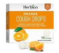 Pastillas para la tos Herbion Naturals con sabor a naranja natural, suplemento dietético, alivia la tos, para adultos y niños mayores de 6 años. nuevo
