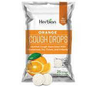 Pastillas para la tos Herbion Naturals con sabor a naranja natural, suplemento dietético, alivia la tos, para adultos y niños mayores de 6 años. nuevo