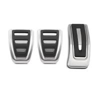 Pastillas Pedal Antideslizantes Acero Inoxidable Para Freno Coche Gasolina Y Gasolina Para TT Mk3 FV 8S 2014 2015 2016 2017 2018 2019-2022(3 pcs)