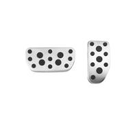 Pastillas Pedal Freno Gas para Toyota para Yaris 2017+ para Vios para FS 2014+ AT MT Pedales Automóvil Acelerador Gas Freno Cubierta Pedal Antideslizante Acero Inoxidable Pedales Pie Coche(AT)