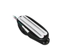 Pastillas Pickups Set Alnico 5 Hot Dual Rails Humbucker Pickup Color De Bobina Única Para Piezas De Guitarra Eléctrica ST SQ(White 9.0K)