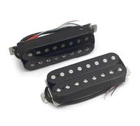 Pastillas Pickups Set AlnicoV Pastilla De Guitarra Eléctrica De 8 Cuerdas N-10K/B-15K Humbucker Alnico 5 Pastilla Divisoria De Bobina Piezas De Guitarra Negro(C)