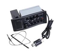 Pastillas piezoeléctricas para guitarra, amplificador digital con afinador, parte de 4 bandas, preamplificador de guitarra, ecualizadores