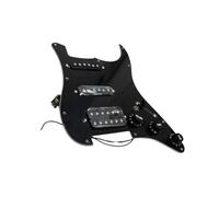 Pastillas profesionales para golpeador de guitarra Accesorios Profesionales Preinstalados SSH Dual Coil Pickguard Pickup Guitarra Eléctrica Kit(Bk)
