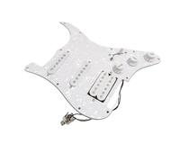 Pastillas profesionales para golpeador de guitarra Accesorios Profesionales Preinstalados SSH Dual Coil Pickguard Pickup Guitarra Eléctrica Kit(White Pearl2)
