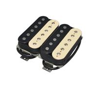 Pastillas Profesionales Para Guitarra Acústica Pastilla De Doble Cable Para Puente De Piano Con Imán De Cinta Blanco Y Negro Para Guitarras Electroacústicas(Pattern)